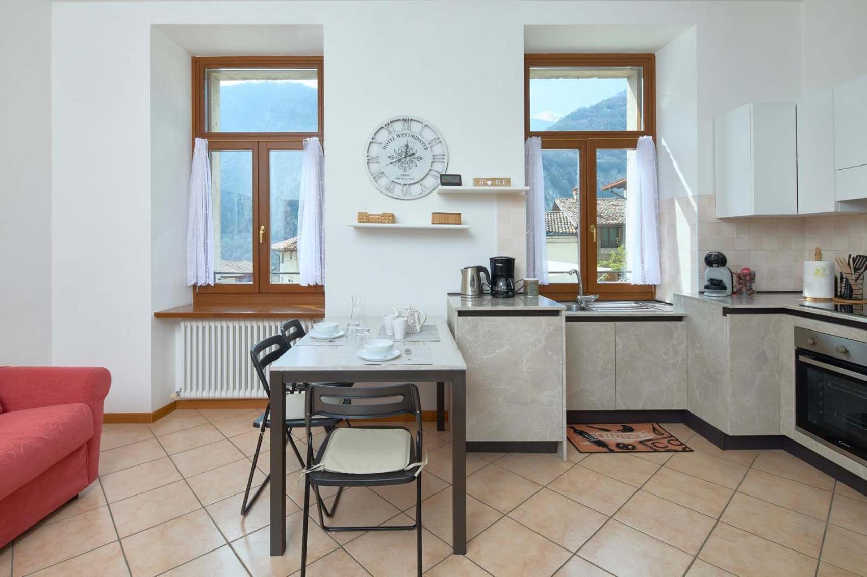 Appartamento Ania Vista Castello 텐노 외부 사진